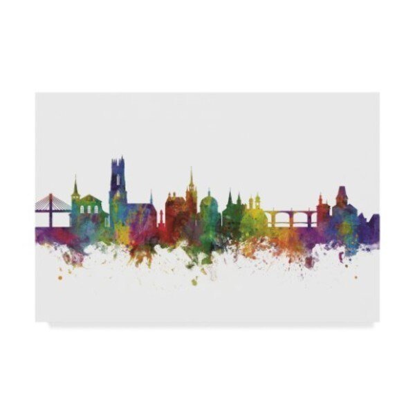 Michael Tompsett 'Fribourg Switzerland Skyline Ii' Canvas Art, 22x32, Trademark Fine Art, Mfr#: MT01715-C2232GG